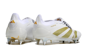 BOTA DE FUTBOL ADIDAS PREDATOR TONGUE SG ELITE - BLANCO/DORADA