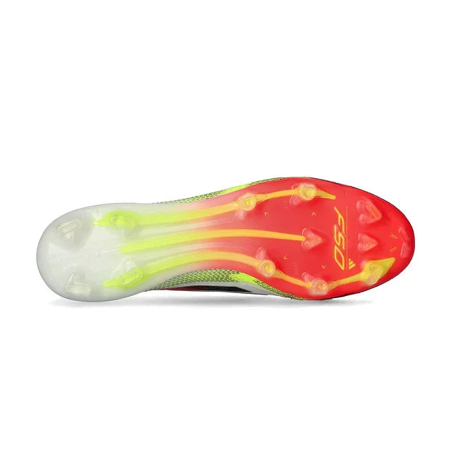 BOTA DE FUTBOL ADIDAS F50 FG ELITE - BLANCO/NARANJA